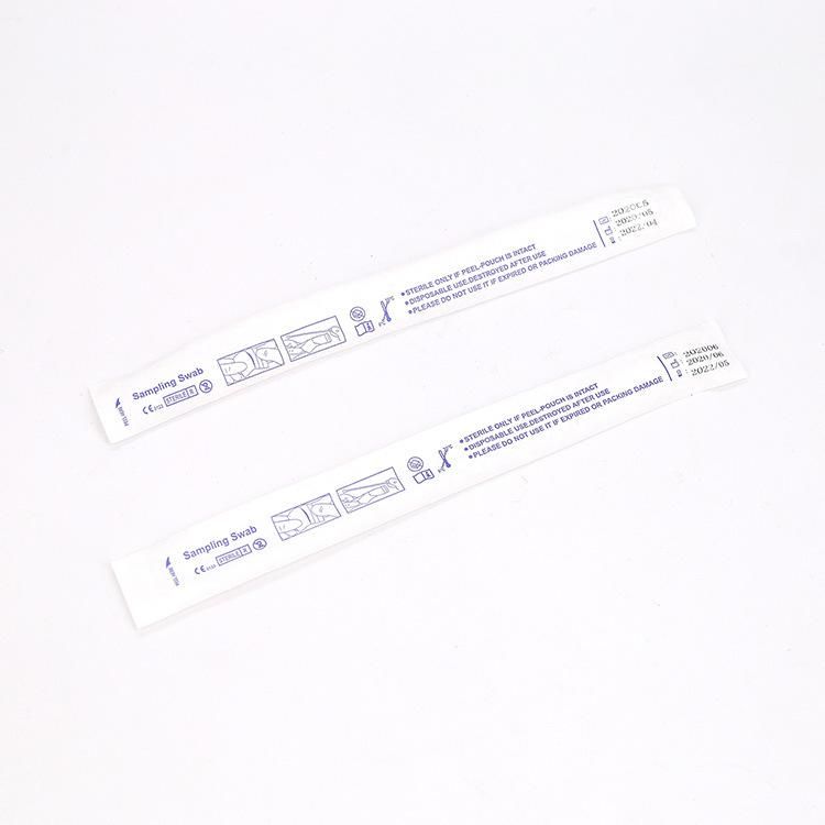 Disposable Activated Sample Tubes Virus Test Kit Viral Sampling Tube Throat Nylon Flocked Swab