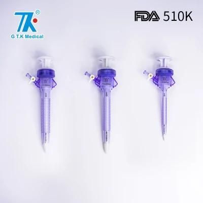 Gtk Disposable Trocar for Laparoscopic Surgery Bladed Trocars