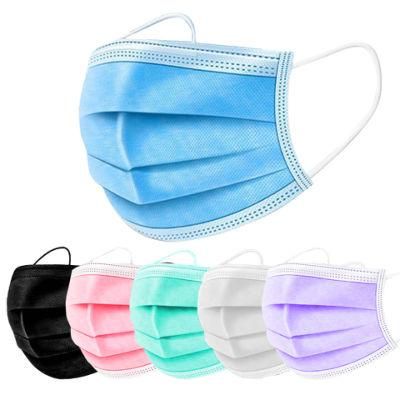 Disposable Medical Face Mask, with Ear Loop, Non-Sterile, 3 Ply, CE FDA Approval Surgical Mask