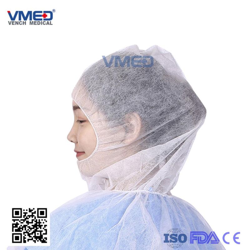 Nylon Hairnet/Bouffant/Nurse/Mob/Clip/Crimped/Pleated/Strip/Shower/Chef/Nurse/Doctor/Surgical/Round/Hospital/Medical/Dental/Nonwoven Disposable Cap