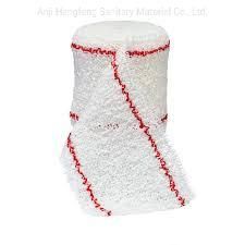 Hf Red Line Elastic Crepe Bandage with ISO/Ce/FDA/Fsc Approved