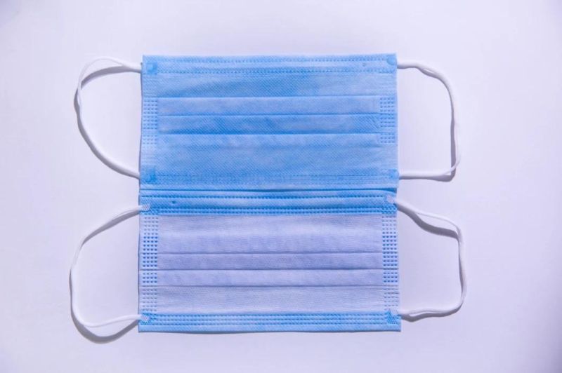 Stock Disposable Melt Blown 3ply Face Mask