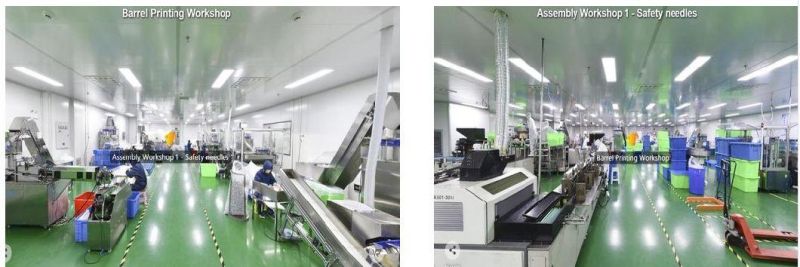 Professional Manufacture of Safety Disposable Syringe with Without Safety Cap or Needle 1-20ml