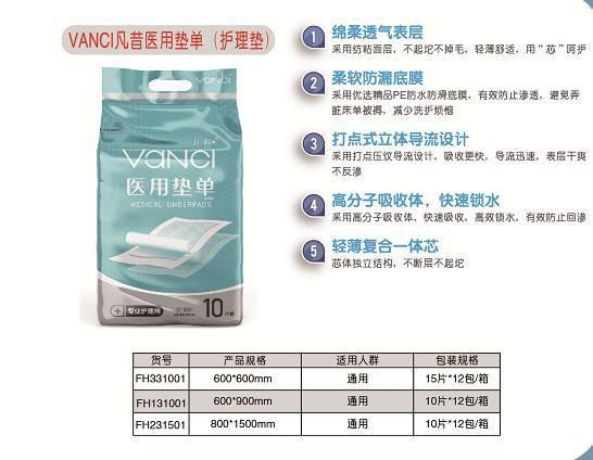 Vanci Attractive Price Disposable Instant Absorbing Adult Diaper for The Old Men