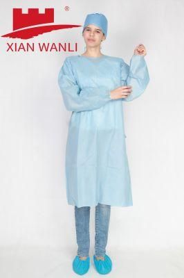 CE ISO Certificated Non Woven Surgical Gown AAMI Level 3 Sterile Disposable Isolation Gown