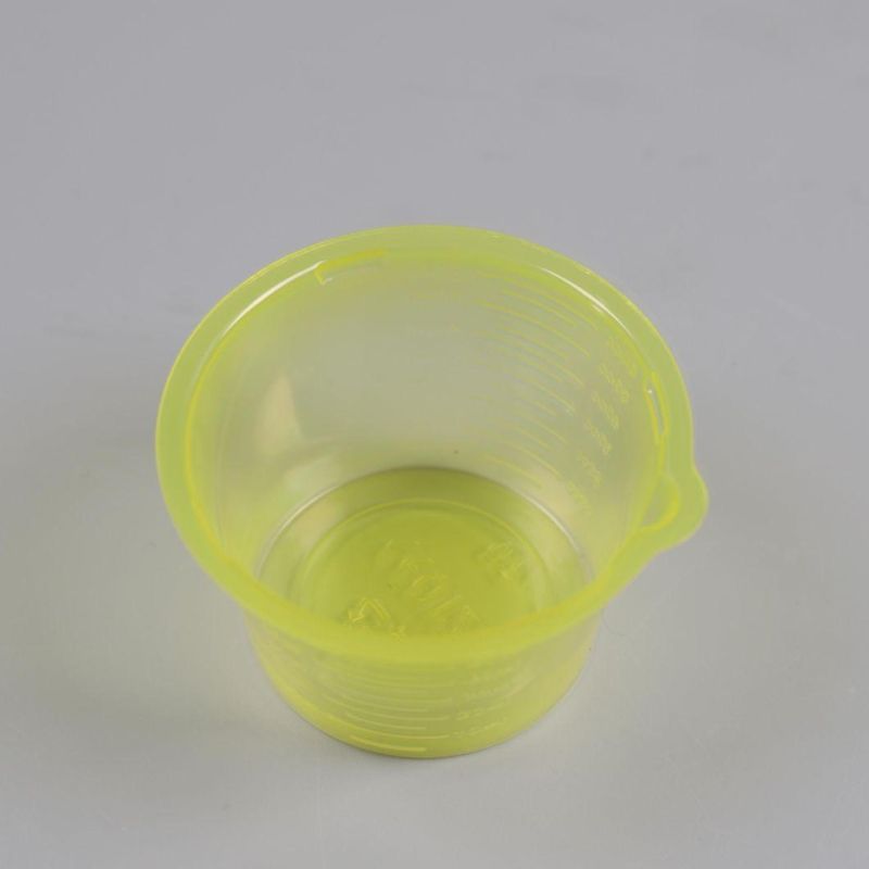 60ml Small Disposable Plastic Measuring Medication Urine Cups