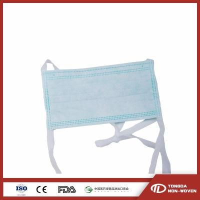 Nonwoven 3 Ply 50PCS/Box Earloop Disposable Face Mask Tie on Disposable Medical 3 Ply Iir Surgical Face Mas