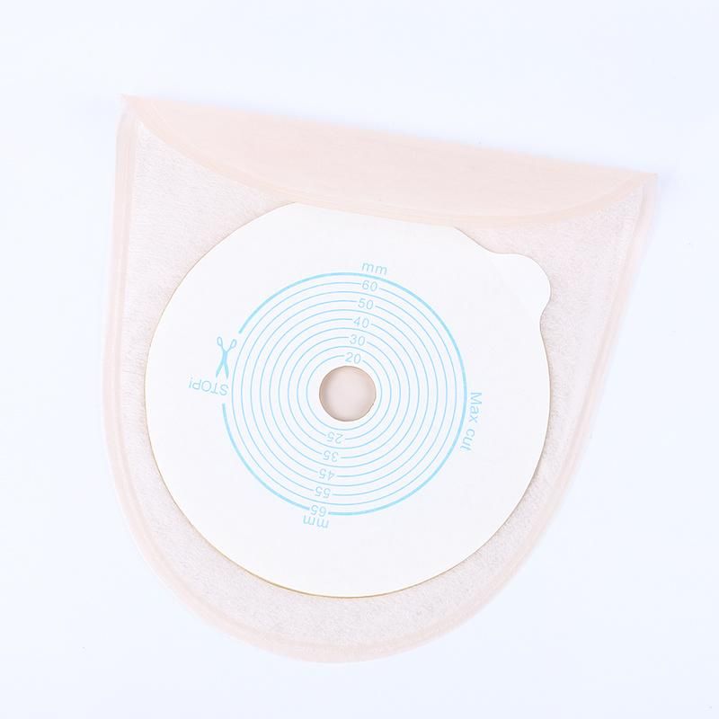 Hot Sale One Piece Closed Hydrocolloid Medical Colostomy Bag