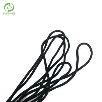 Disposable Face Mask White Flat Ear Loop Elastic Earloop