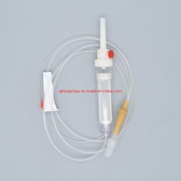 Medical and Disposable Sterilized Hypodermic IV Infusion Set with Luer Slip or Luer Lock on The Needle