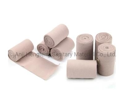 Medical Disposable Skin Color High Compressed Elastic Rubber Bandage Superior Strength and Elasticity