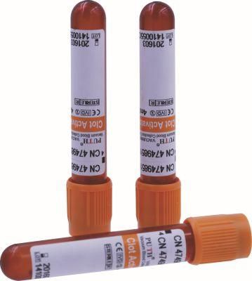 Vacuum Blood Collection Tube Brown Tube Approved with Ce &amp; ISO 13458