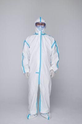 CE/FDA Approved PPE Eo Sterile Medical Disposable Protective Coveralls