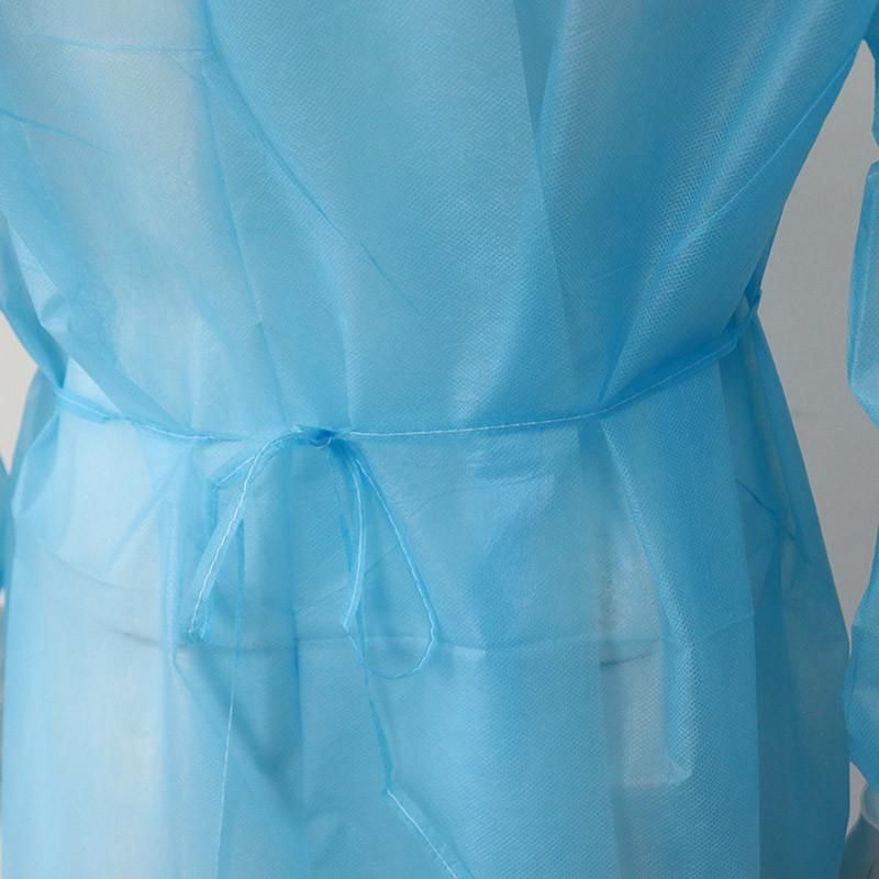 Knitted Cuffs Hospital AAMI Standard Level 1/2/3 Non Woven Medical Disposable Isolation Surgical Gowns