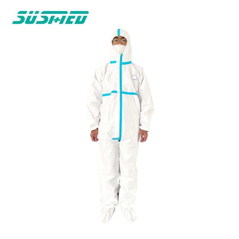 Disposable Hospital Gowns Acid Hazard Suits