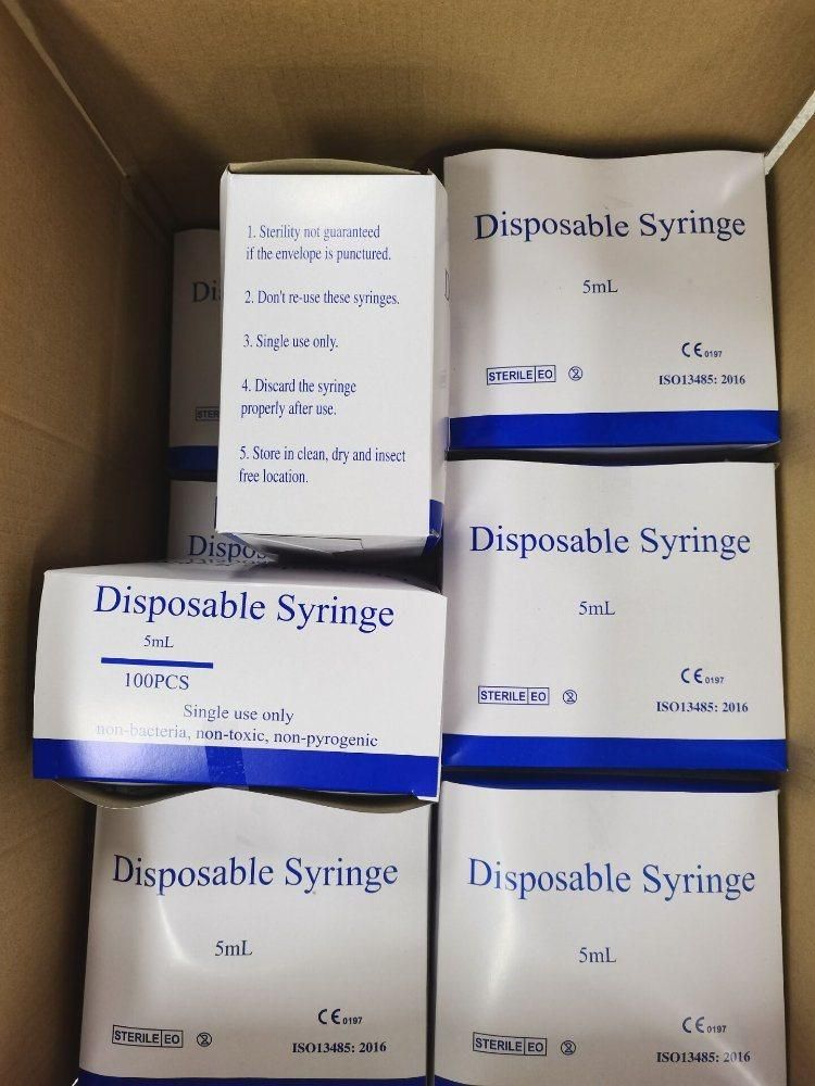 Medical Supplies Different Size Syringe for Hospital with CE ISO