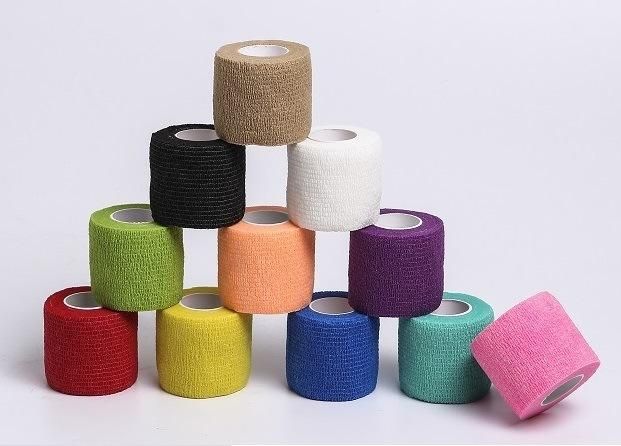 Self Elastic Adhesive Bandage Warpping Tape OEM Any Color