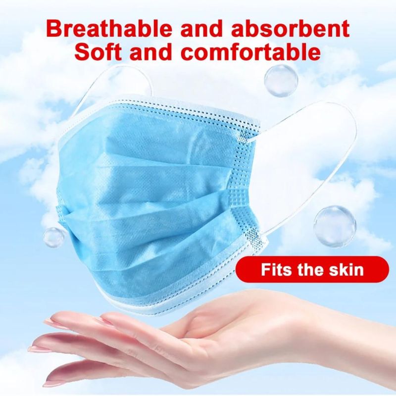 Disposable 3ply Face Mask with Earloop Disposable Face Mask