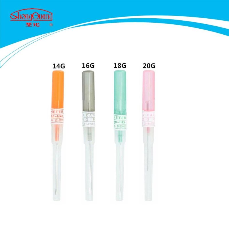 CE Approved Hot Sale Disposable Medical IV Intravenous Cannula with Small Wings for Injection