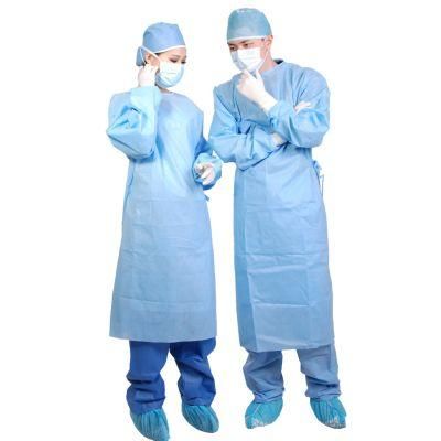 SMS Non-Woven Sterile Disposable Surgical Gown for Doctor