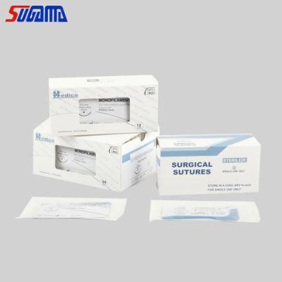 Surgical Sutures Medical Supplies Absorbable Sterile Surgical Sutures with Needle with Thread