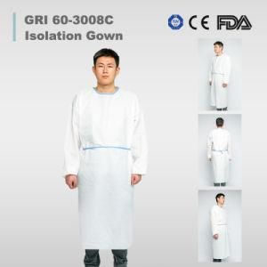 High Quality Medical Hospital Disposable Safety Protective Long Sleeves Isolation Disposable Hospital Gown