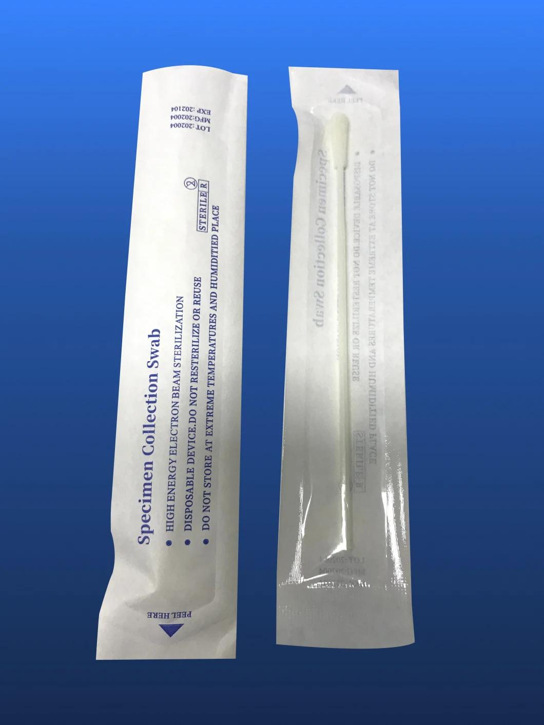 Disposable Virus Transport Medium Tube and Swab for Collection