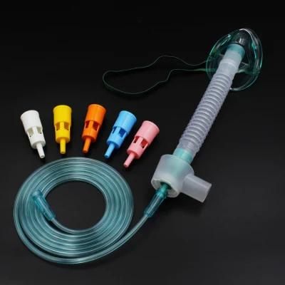 High Quality Medical Oxygen Concentration Adjustable Venturi Mask Pediatric ISO13485 CE FDA