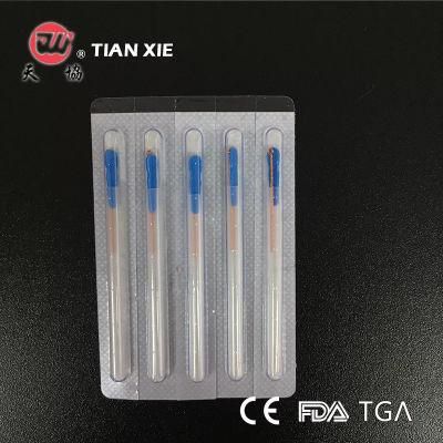 Tianxie Professional Supplier Different Sizes 100PCS Disposable Sterile Painless Dry Needle Acupuncture Needles with Tube