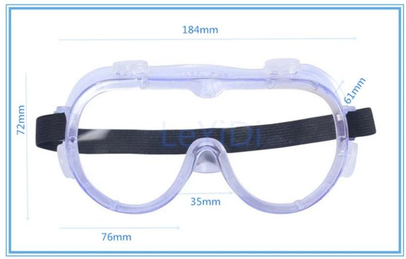 Wide Vision Standard Safety Goggles for Eye Protection