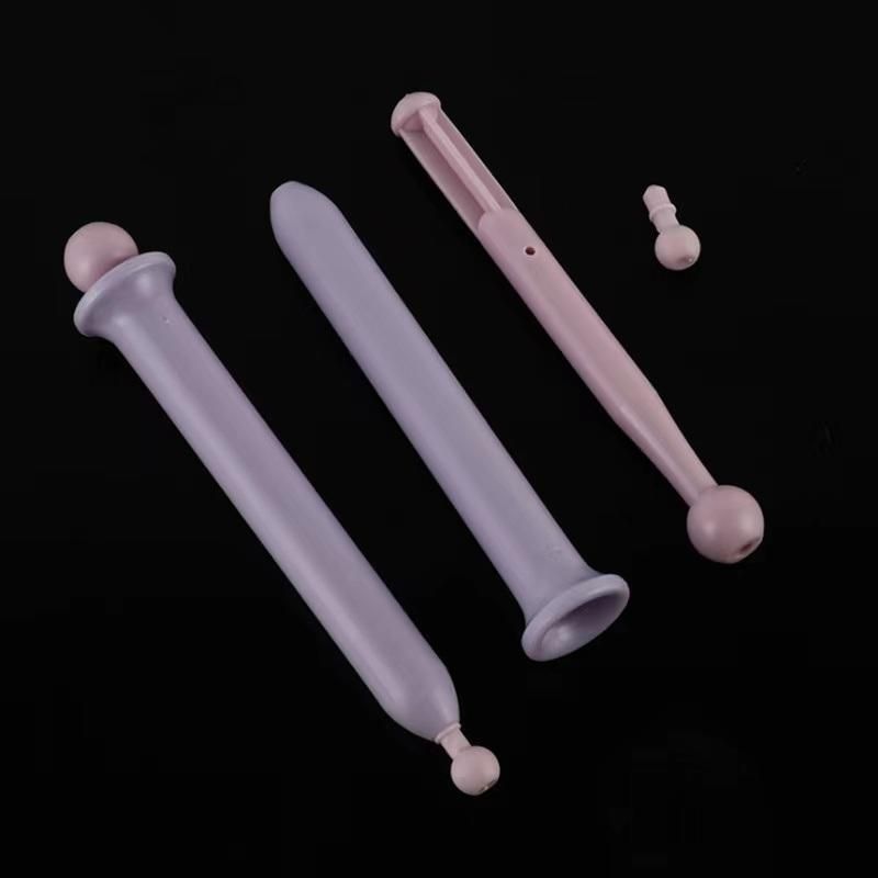 Customized PP Plastic Gynecological Gel Tube Vaginal Applicator