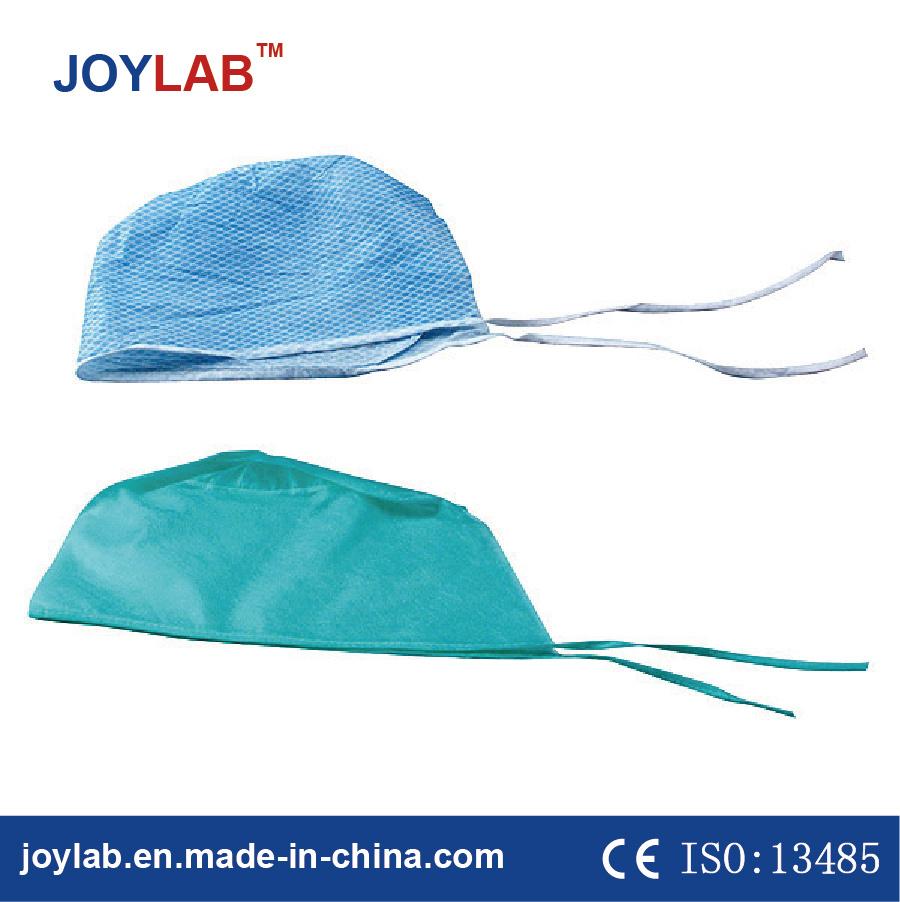 Doctor Used Disposable Cap with Ties for Surgery