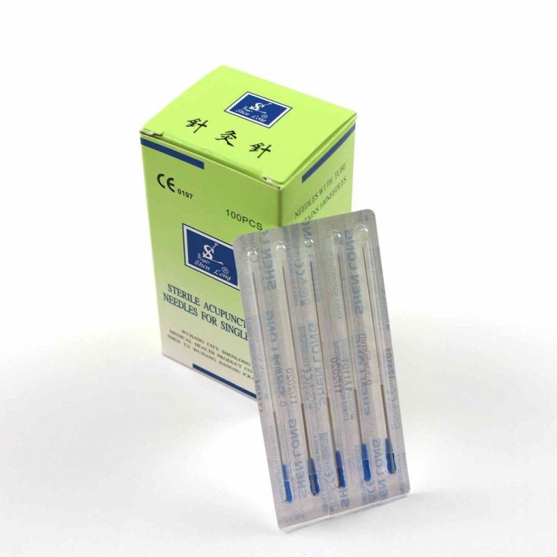 Acupuncture Needles with Silver Handle