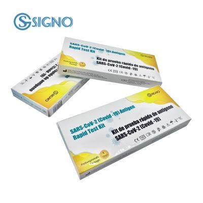 CE FDA Certificate Signo Rapid Diagnostic Swab Test Kit Antigen