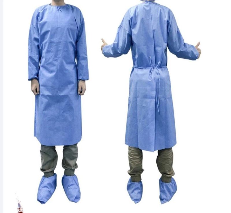 Huicheng Disposable Isolation Clothes Sterilized Non Woven Consumable Protection Surgical Gown