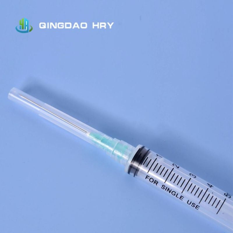 Manufacture of Disposable Syringe with Hypodermic Needle &Safety Needle All Size Available; CE&FDA (510K) Approved