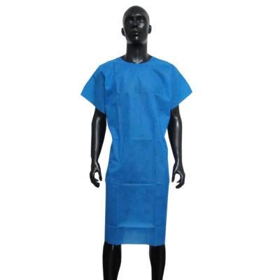 Disposable Nonwoven Patient Gown with Open Cuff