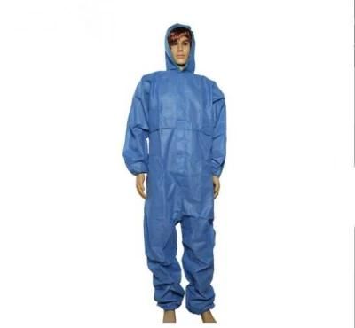 Disposable Non-Woven Coveralls PP/SMS/Sf (Micro porous Film)