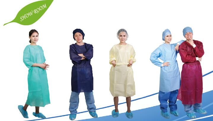 Comfortable Disposable Patient Gown, Navy Hospital Clothing Patient Gown