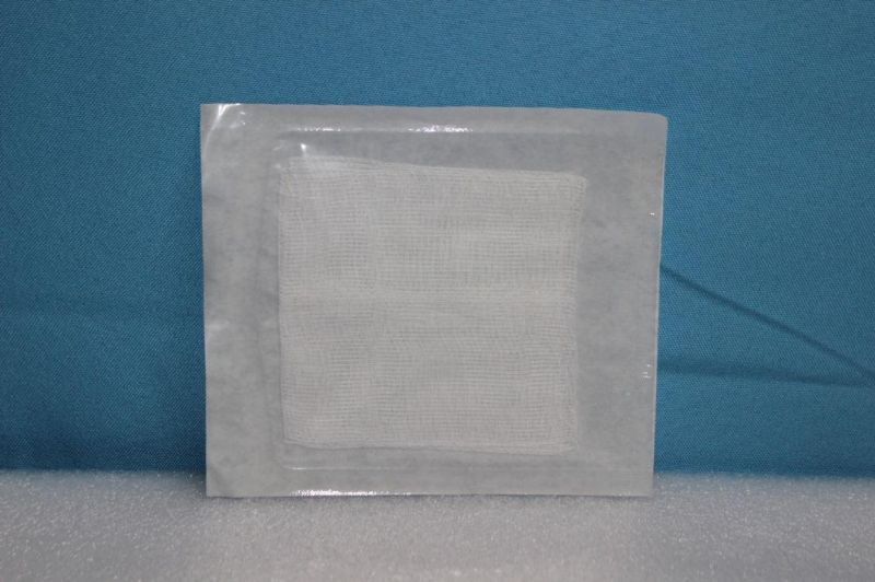 Gauze Cutting Medical Supply, 10 Cm X 10 Cm Gauze Swab Xray Medical Gauze