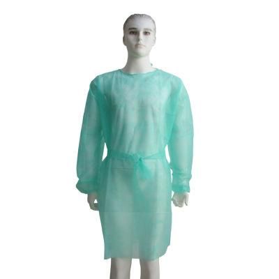 Disposable Consumable Protective Products Isolation Gowns with Non-Woven Fabric