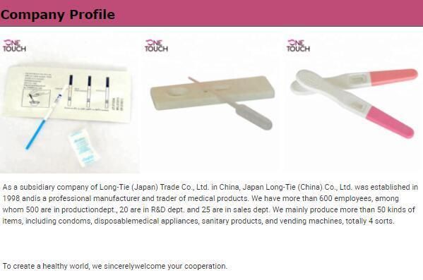 HCG Test Strip Medical Equipment