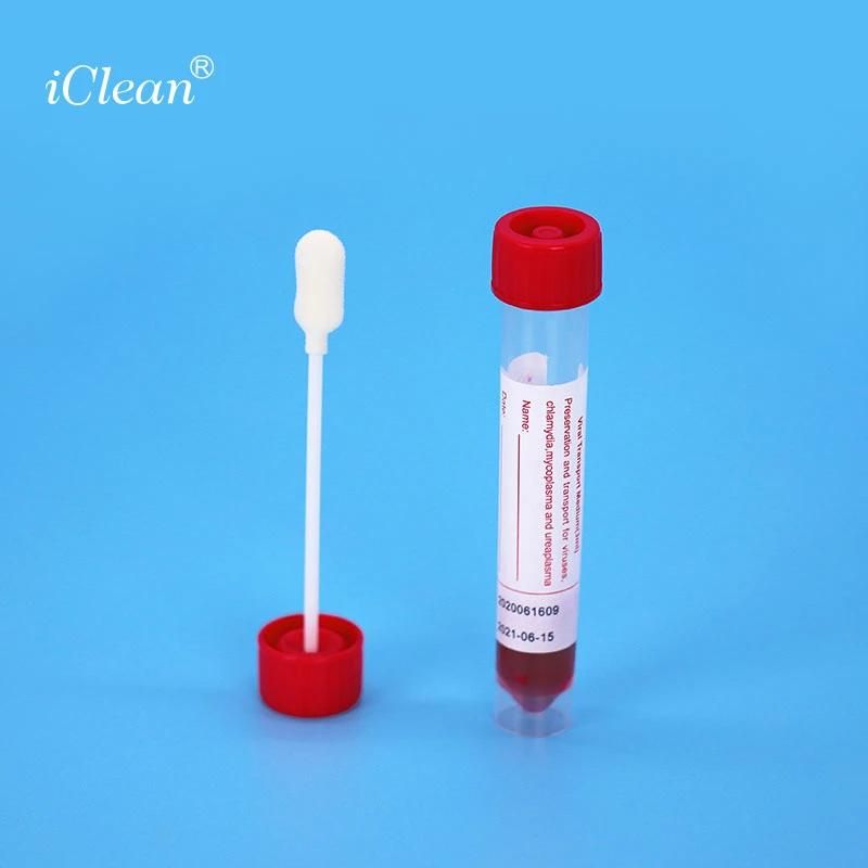 Viral Transport Medium with Saliva Foam Swab for PCR Testing