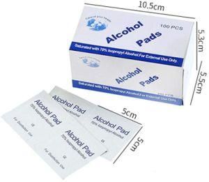 Alcohol Hand Sanitizer Wipes, Antibacterial Alcohol Prep Pads