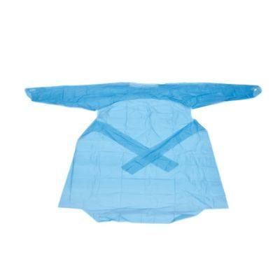 Disposable Waterproof AAMI Level 2 Plastic Hospital CPE Gown