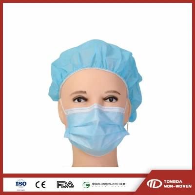 ISO13485 Factory Surgical Nonwoven 3 Ply Face Mask Non-Woven Non Woven Wearing