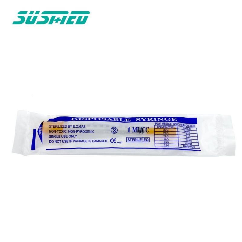 Sterile Disposable Medical Syringes with Needles Different Size