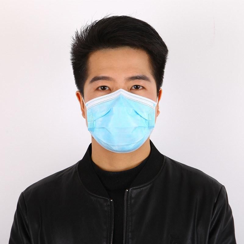 Meltblown Nonwoven Medical Surgical Disposable 3 Ply Masks