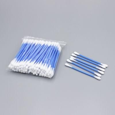 Custom Made Eco Friendly Bamboo Stick Cotton Swabs Ear Cleaning Bud Cotton Swab Kit