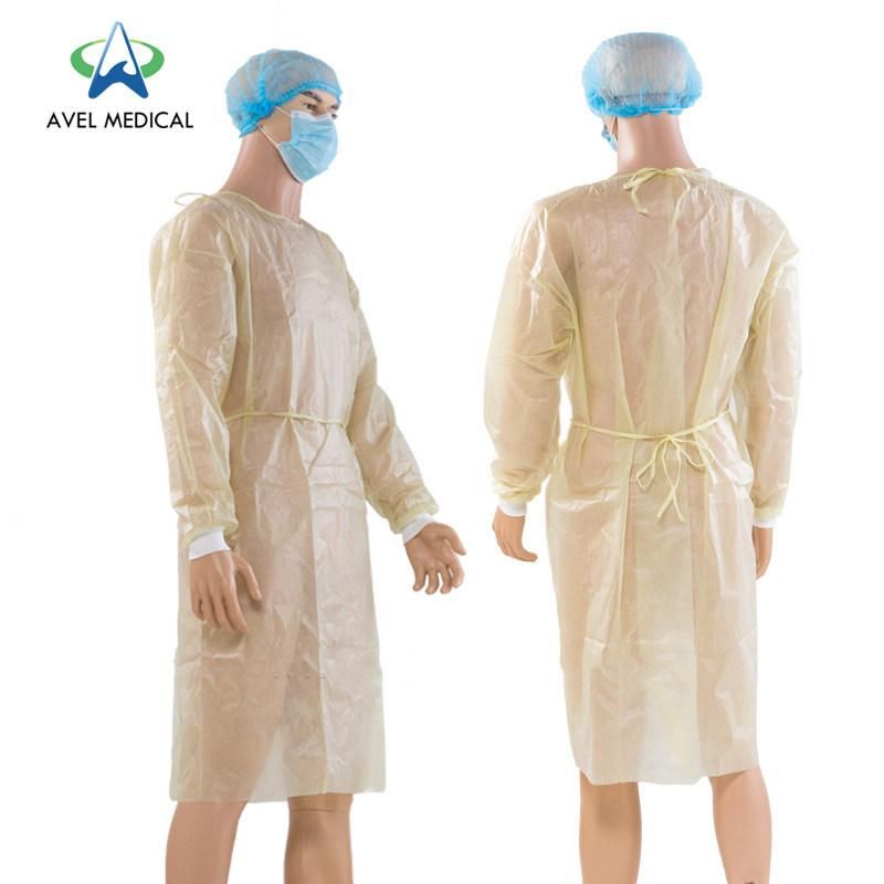 Nonwoven Safety Hospital Surgeon Isolation Surgical Gown